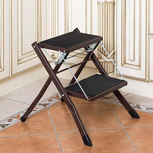 GJSN Échelles, Échelle Télescopique, Chaise Pliante Escabeaux Siège Échelle Accueil Escalier Étape Pour Expand Multi-Fonctions À Double Usage Tabouret, Pliant Ladder Chaise Échelles,2