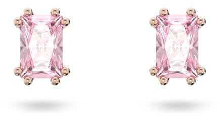 Swarovski Stilla Halskette und Ohrringe Kollektion Kristallschmuck, gemischte Kristallschnitte, verschiedene Metallausführungen, One Size, Metall Messing, Zirkonia