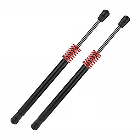 XENITE Kofferraum-Gasfeder 2pcs Lift Domstrebe Auto Vorne Hinten Kofferraum Heckklappenstrebe Auto Feder Für T&esla M&odel 3 2017-2021 (Farbe : Rot)