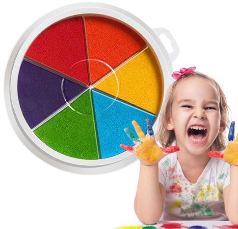 Fingerfarben Kinder Ungiftig, Fingerfarbe Lustige Fingermalerei Kit, Waschbar Fingermalfarben Mit Buch DIY, Schlammmalerei Funny Finger Painting Kit, Baby Fingerfarben Kinder Für Zuhause, Schule