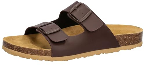 Lico Herren Bioline Man Pantoletten, Braun 1, 44 EU
