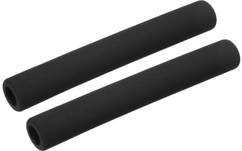 QUARKZMAN Rohrisolierschlauch Schaumstoffrohr für Griffunterstützung 18mm ID 28mm OD 200mm Länge Wärmeschutz Schwarz 2 Stück