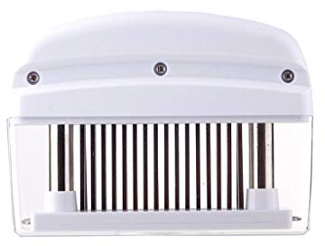 YUHRSTO Tenditore per Carne Batticarne con 48 in Acciaio Inox Ultra Sharp ago Lame, Cucina Che Cucina Migliore Strumento a intenerire, barbecue (Bianco) Tenditore di Carne