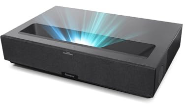 Formovie Theater Premium, Projecteur à Ultra-Courte focale, Google TV autorisé, 4K UHD ALPD Laser TV, 2200 lumens ISO, 2x15W Dolby Audio Bowers&Wilkins, 80-150, WiFi Bluetooth, Cinéma Maison