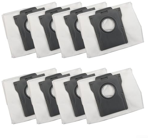 Confezione da 8 sacchetti di ricambio per aspirapolvere Dreame D10 Plus Gen 2/L10s Plus, sacchetti di ricambio per aspirapolvere robot Dreame D10 Plus Gen 2/L10s Plus, 2,5 l, grande capacità