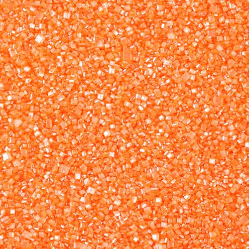 Essbare Zucker streusel 120g Orange Dessert Streusel Süßigkeiten Kuchen Cupcake Topper Cookie-Dekorationen Süße Persönlichkeiten Zuckerstreusel für Hochzeiten und tägliche Kuchendekorationen