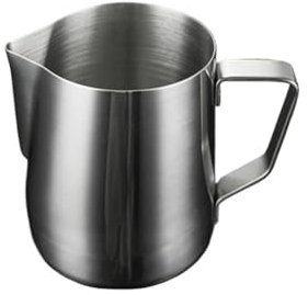 Tazza in Schiuma di Latte 100/350/600ml Milk Jugs Stainless Steel Milk Craft Milk Frothing Pitcher Coffee Latte Frothing Art Jug Pitcher Mug Cup Per Fare Caffè Latte Arte, Cappuccino e Latte Macc(600m