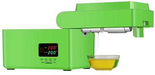 SHENGSHIYU 600W Presse Graines pour Huile D'Graines Pressage à Froid/Chaud, 220V Noix Presse Huile électrique Presse à Huile pour Usage Domestique Pressage à Froid/Chaud