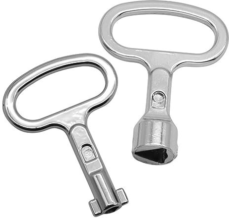 Jiqoe Water Spigot Keys Triangle Cabinet Spanners Keys Multi Functional Utility Keys Socket Keys Hydrant Keys Perfect Tools