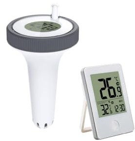 thermometre piscine connecté, Thermomètre de Piscine étanche IP67, thermometre piscine connecté wifi, Thermomètre d'eau Intérieur Extérieur pour Aquariums, Baignoires, étangs