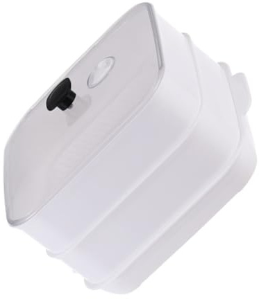 POPETPOP Vaporera Para Cocinar Al Vapor De Alimentos De 2 Capas, Rectangular, Plástico Resistente, Apta Para Microondas, Asa Lateral, Adecuado Para Cocina Casera y Comidas Saludables
