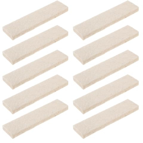 LOORGVEL Lot de 10 Plaquettes de Frein pour Vélo d'exercice Semelle Antidérapante, Adaptées aux Surfaces Accidentées Bruit