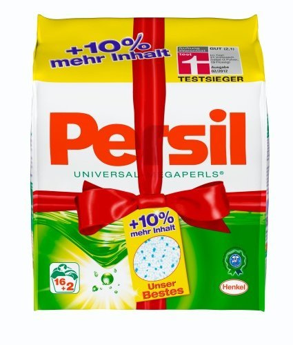 Persil Universal Megaperls Unser Bestes Mehrmenge, Waschmittel, 18 WL (16+2 WL)