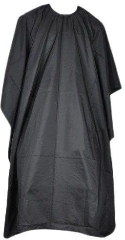 Accessotech Professional 145x120cm Salon Hair Cut Hairdressing Barbers Cape Black Gown