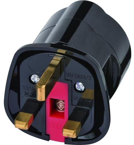 Brennenstuhl 1508533 Reise-Netzadapter/GB, 20 m, Schwarz