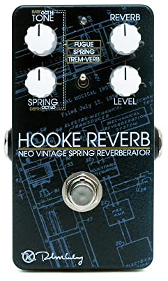 Keeley Hooke Spring Reverb Tremolo and Fugue Pedal