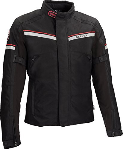 Bering Motorradjacken GREENWICH, Silber/Rot, Größe XXL