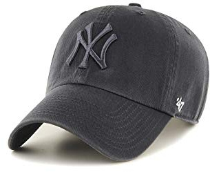 '47 Brand MLB New York Yankees Clean Up Curved V Relax Fit Cap Herren Charcoal