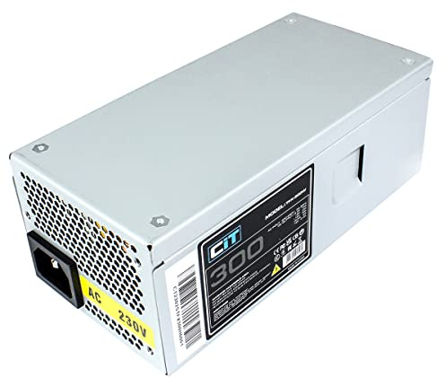CiT TFX 300W Fuente de alimentación conmutada para PC de Escritorio pequeño - TFX-300 | Plata