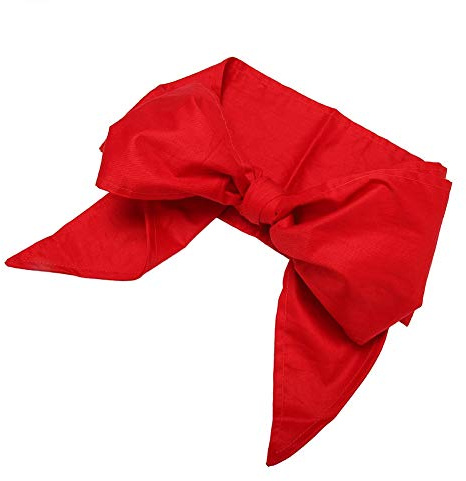 Wickeltuch für Neugeborene, Schärpendecke aus Baumwolle für Kleinkinder, Weich und Hautfreundlich, Großes Schleifendesign, Schöne Dekoration, Ideal für Fotoaufnahmen von (Rot)
