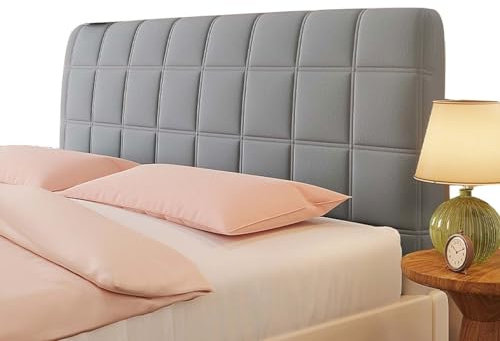 Bett Kopfteil Bezug Stretch Bettkopfteil Hussen 220/160/180cm Modischer Jacquard Staubdichte Bett Kopfteil Abdeckung, Bett Kopfteil Gepolstert Bezug All-Inclusive Kopfteilbezug ( Color : F , Size : 20