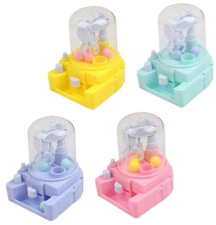 UPKOCH 4 Mini Macchinette Per Caramelle Con Pinza E Pinza Piccole Macchinette Torcenti Assortite Per Ragazzi E Ragazze Distributori Automatici Di Caramelle