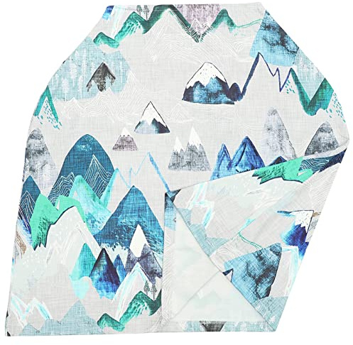 Autositzverdeck aus Polyester und Elastan, Blau, für Babys | Täglicher Schutz mit Voller Abdeckung, Dunklere Ruhezone, Einfache Handhabung, Modern für Unterwegs