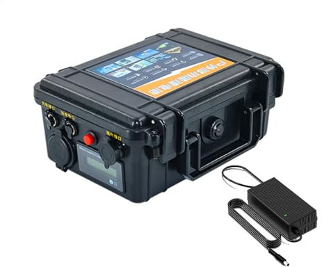 HJGHY 12V 20Ah 30Ah 40Ah 60Ah 80Ah 100Ah 120Ah 150Ah 200Ah Bärbart kraftverk litiumbatteri för Fish Finder Monitor-högtalare,12v 20ah