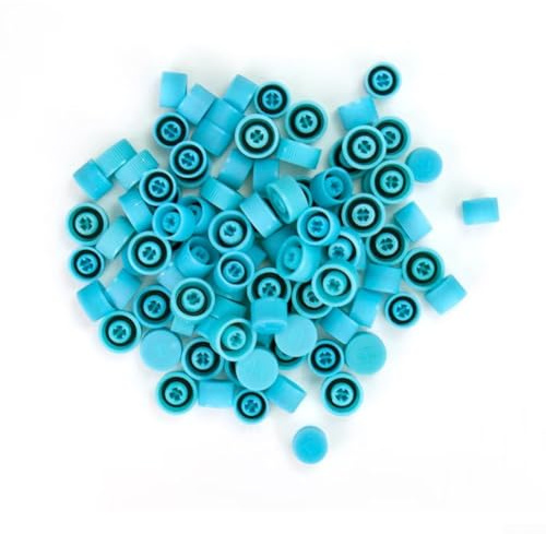 MeevrgR Paquete de 200 tapas de núcleo de válvula de CA – R134a/R12 lado alto y bajo M9/M10 tapas de puerto M9/M10, plástico ABS con sello de goma, protección contra el polvo a prueba de fugas para