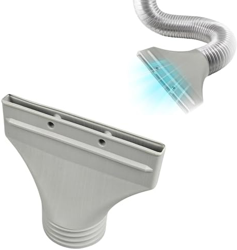 Générique Kit Fenetre pour Climatiseur Mobile, Adaptateur de Tuyau d'Échappement à Fenêtre Plate, avec 4 Languettes de Verrouillage, Idéal pour Climatiseurs Portables et Sèche-Linges (Pièce Unique)