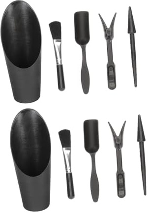 SOIMISS 2 Sätze Teiliges Gartenset Tragbare Pflanzwerkzeuge für Sukkulenten und Bonsai Rostfreie Langlebige Materialien für Umtopfen Anzucht und Gartenpflege bei Kleinen Pflanzen und