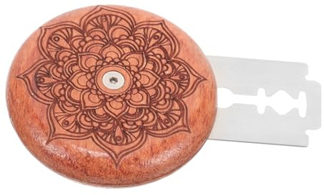 VERDANVERSE Cortador de Pan 1 Juego de Madera Cuchillas de Acero Inoxidable | Herramienta para Marcar Masa Madre, Fácil de Operar y Guardar, para Pan y Baguette