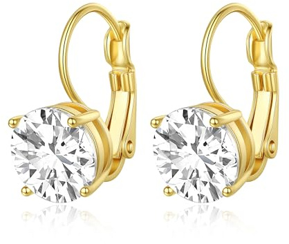 Turandoss Gold Drop Earrings for Women Birthday Gifts