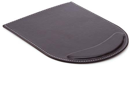 KINGFOM™ Mauspad mit Handauflage, Leder (braun)