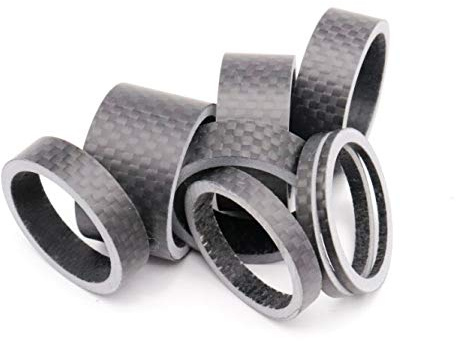 CarbonEnmy Carbon Spacer Set 1 1/8 (28.6mm) Ahead Vorbau 8er Ultraleicht Matt Glossy