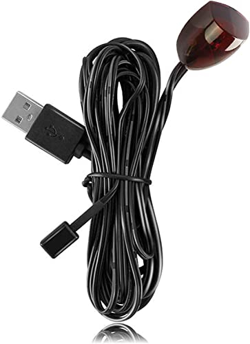 Prolunga ricevitore IR da 3 m per telecomando esterno IR per scatola cavi DVR/STB SA/Cisco Explorer Verizon FiOS Comcast da 38 a 56 kHz