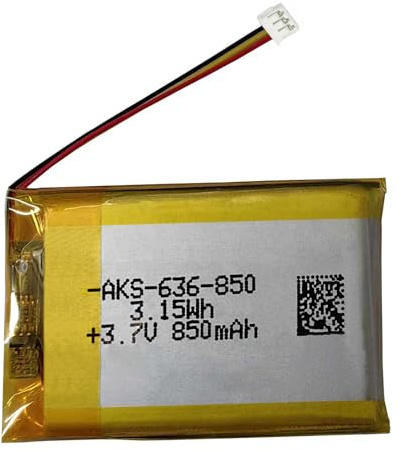 850 mAh 3.7 V Rechargeable Lipo Battery 850 mAh Replacement for Jabra Evolve2 85 / Evolve2 85 UC Wireless Bluetooth Headphones