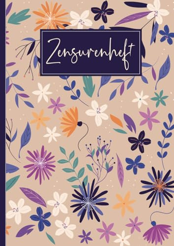 Zensurenheft: Zensurenbuch für Lehrer bis zu 25 Klassen , Stundenplan, Jahresübersicht | Schulnotenheft im DIN A4 Format.