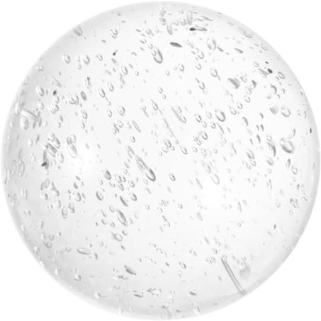 TOPPERFUN Kreative Glaskugel Dekoration aus Glas Runde Tischdekoration Langlebige Kristallkugel Wohnaccessoire für Wohnzimmer und Büro