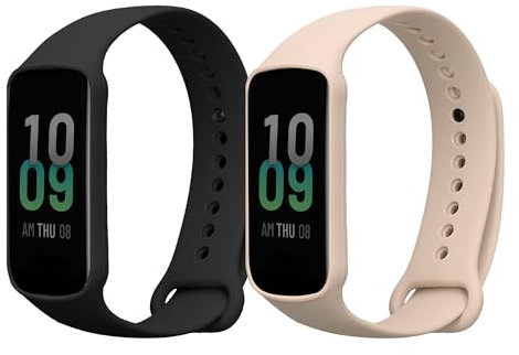 kwmobile Bracelet compatible avec Amazfit Band 7 bracelet - 2x bracelet de rechange en silicone pour fitness tracker