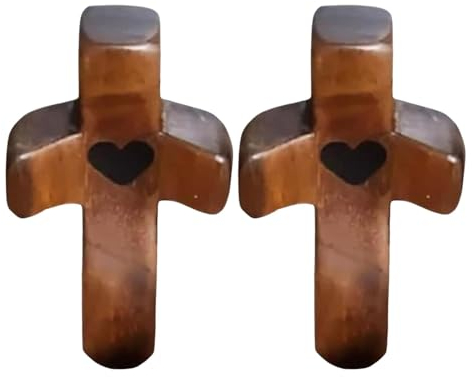 Geschnitztes Holzkreuz, Kruzifix Wandkreu, Tragbare Gebetskreuze, Exquisite Handwerkskunst, Das Perfekte Geschenk Der Ermutigung Und Des Trostes
