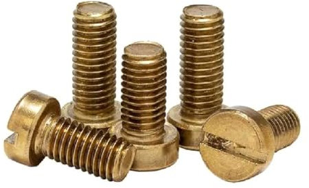 M2 M2,5 M3 Messing Zylinderkopfschraube Schlitzschrauben Flache Ein-Wort-Maschinenschrauben 3mm-20mm Länge 20 Stück, 20 Stück, M2,5x10mm