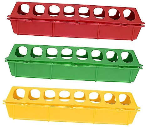 KITANDOVE 3St Taubenfutterbox tauben futtertrog vogelfutterspender vogelfutterstationen Birdfeeder Futterhäuschen für Wildvögel Essen Futternapf für Taube Futternapf für Hähnchen Plastik