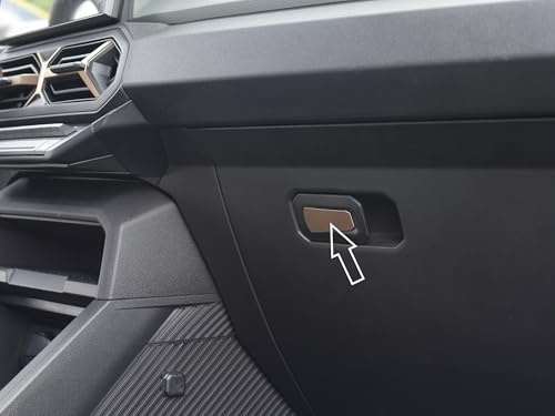 Steel Cover for 2024+ Dacia.Duster III 3 (P1310) | Decoration Handle of the Storage Box - COPPER-BROWN Style | 1 Piece Essential Expression Journey Extreme DUSTER Accessories Tuning