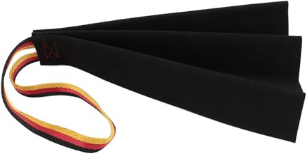 Bediffer Hundträning Läder Bite Rag Toy Spännande Interaktiv Dragkamp för små Medelstora Hundar Inomhus Utomhusbruk Svart