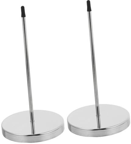 PACKOVE 2 Stück Metall Quittungshalter mit Stift Tisch Spindel für Büro und Restaurant Langlebiger Notizhalter für Rechnungen und Tickets