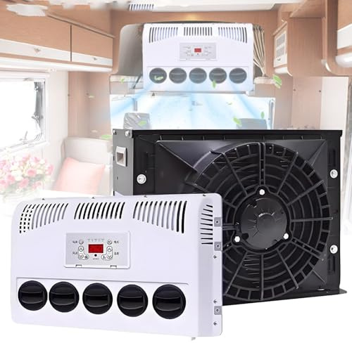 Aire acondicionado de tipo dividido para cabina de camión, unidad de CA eléctrica de refrigeración rápida para semirremolques y caravanas