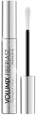 Eveline Cosmetics Volumix Fiberlast Verlängernde & Curling Mascara - 16h Halt, Mineralpigmente & Pro-Vitamin B5, 10ml