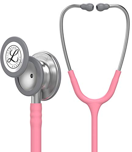 3M Littmann Fonendoscopio para monitorización Classic III, tubo color rosa perla, 68,5 cm, 5633