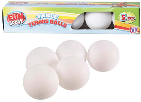 HTI Table Tennis Balls - One pack of 5 Balls